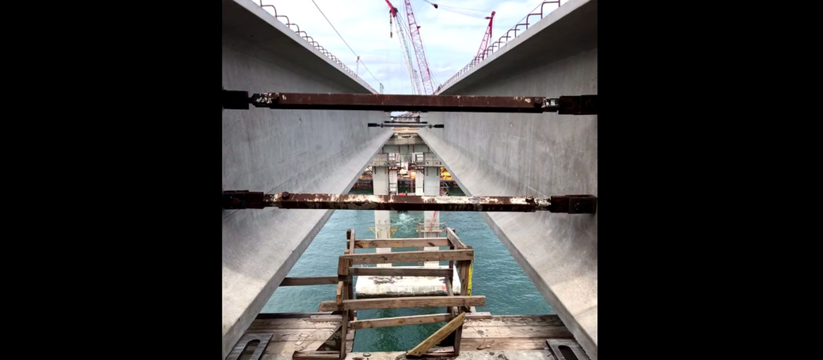 A view of the inside of an underground tunnel.